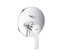 GROHE Lineare Mitigeur Monocommande Encastré Douche/Bain avec Inverseur Automatique 2 Voies (Ensemble de Finition, Levier Métallique, Sans Corps d’Encastrement), Chrome, 24064001