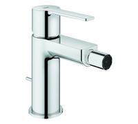 Grohe Lineare Mitigeur monocommandé pour bidet, vidage à tirette, bec 114mm, 33848001, Couleur: chrome