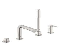 GROHE Mitigeur pour montage sur bord de baignoire Lineare 19577DC1 installation 4 trous Supersteel