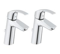 GROHE Lot de 2 Mitigeurs lavabo Eurosmart taille M