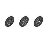 Grohe Lot de 3 capuchons noirs pour boutonnière smartcontrol vu Euphoria smartcontrol system