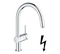 Grohe Minta - Mitigeur d’évier avec manchon de fermeture extractible, chrome 32511000