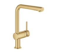 Grohe Minta Mitigeur de cuisine pivotant, avec douchette extractible, 30274GN0,