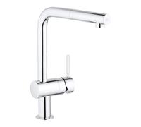 Grohe Minta Mitigeur de cuisine pivotant, avec douchette extractible, 31397000,