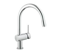 Grohe Minta robinet de cuisine chromé , bec extensible en mousseur