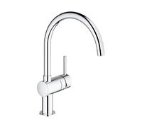 Grohe Mitigeur de cuisine Minta 32917000 sur pied bec pivotant StarLight Chrome