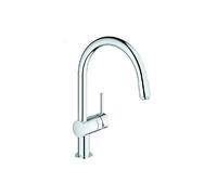 GROHE Mitigeur d’évier Minta 32511000, manchon de fermeture extractible, chrome