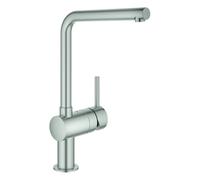 Grohe Minta mitigeur de cuisine 31375DC0 supersteel, bec en L orientable