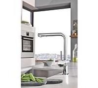Grohe Minta robinet de cuisine 30274000 chromé, bec mousseur extractible