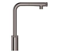 GROHE Minta SmartControl Mitigeur d'évier, avec douchette extractible à jet laminaire, 31613A00, Couleur: graphite dur