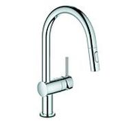 Grohe Minta Touch mitigeur d'évier 31358002 chromé , électronique, douchette extractible à double rinçage