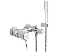 GROHE Mitigeur Bain-Douche Concetto avec Set de Douche Euphoria Cosmopolitan, Chrome 32212001 (Import Allemagne)