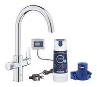 GROHE Mitigeur Blue Pure Bau Chromé, avec filtration, 30555000