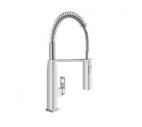 GROHE Mitigeur cuisine Eurocube Bec haut chrome douchette extractible