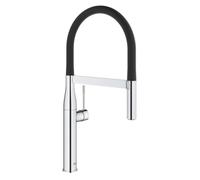 GROHE Mitigeur cuisine semi-professionnel Essence Bec haut chrome douchette extractible
