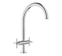 GROHE Mitigeur évier cuisine 2 poignées Atrio 30362000