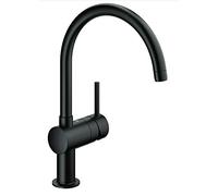 GROHE Mitigeur de cuisine évier Minta, bec en forme de U, noir, 32917KS0 (Import Allemagne)