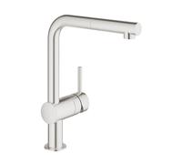 GROHE Mitigeur de cuisine taille L mousseur extractible Minta - Supersteel