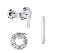 GROHE Mitigeur de douche Start 2021 monocommande avec douchette 1jet Vitalio Joy Cube et flexible 200cm