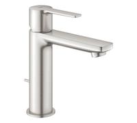 Grohe Lineare taille S mitigeur lavabo 32114DC1 supersteel, avec garniture de vidage