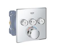 Grohe - Mitigeur douche 3 sorties Grotherm Smartcontrol avec corps d'encastrement Rapido Smartbox