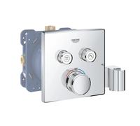 GROHE - Mitigeur douche encastré 2 sorties Grohtherm SmartControl + Rapido SmartBox Corps encastré