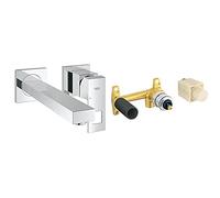 GROHE Mitigeur lavabo mural 2 trous, taille M, 23447000 Eurocube (corps encastré inclus)