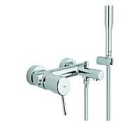 GROHE Mitigeur monocommande 1/2" Bain/Douche chromé, avec garniture de douche, apparent