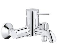 GROHE Mitigeur monocommande bain/douche mural - Finition Chromé - Profondeur 191 mm