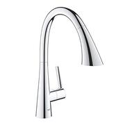 Grohe Zedra - Mitigeur d'évier avec douchette extractible, chrome 32294002