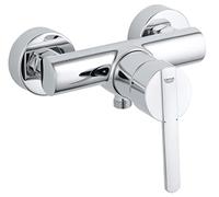 GROHE Mitigeur monocommande Douche Feel, robinet à montage mural, raccord fileté pour flexible en 1/2", rosaces métal incluses, chromé, 32270000 (Import Allemagne)