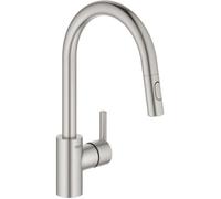 GROHE Mitigeur d'évier Feel 31486DC1 avec douchette extractible supersteel