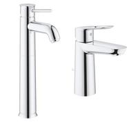 GROHE Mitigeur monocommande Lavabo Taille XL Start Classic Chromé 23784000 (Import Allemagne) & Mitigeur monocommande Lavabo Taille M BauLoop 23762000