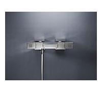 GROHE Mitigeur thermostatique bain-douche Grohtherm Cube – montage mural StarLight Chrome 34497000