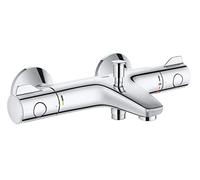 GROHE Mitigeur thermostatique Bain/Douche 1/2 Grohtherm 800 34569000, Argent