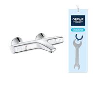 GROHE Mitigeur thermostatique Bain / Douche Precision Trend, protection anti-brûlure, raccord fileté 1/2"", chromé, 34227002