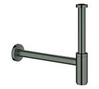 GROHE Siphon de lavabo en bouteille 28912AL0 – Laiton, Graphite dur brossé, 1 1/4"