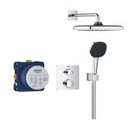 GROHE Pack douche encastrée Thermostatiqueavec Vitalio Comfort 250 chrome 34882000