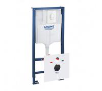 Grohe Pack WC Bâti-support Rapid SL + Plaque de Commande Skate Air Blanc Alpin + Fixations + Set d'isolation (38528001-3)