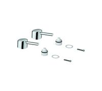 GROHE Paire De Poignées 48310 Marquage Bleu/Rouge Pour Concetto Chromé