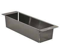 GROHE Passoire multifonction, passoire d'évier, accessoire pratique | Crépine d'évier de cuisine, retient efficacement les restes alimentaires, nettoyage simple (anthracite, 40853AL0)