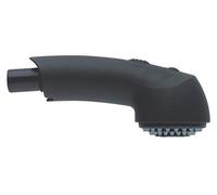 GROHE Pièce de rechange, douchette pour mitigeur de cuisine, remplaçable | Prise en main ergonomique, surface au toucher doux, montage facile sans outil (noir, 46312KH0)