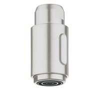 GROHE Pièce de rechange, embout de bec | adapté aux mitigeurs de cuisine GROHE, remplacement facile en cas d'usure, matériau de qualité (acier inox, 46757DC0)