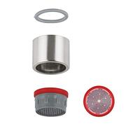 GROHE Pièce de rechange, mousseur pour mitigeurs de cuisine et lavabo | Régulateur de jet à installer, réduit les éclaboussures, remplacement facile (acier inox, 46895DC0)
