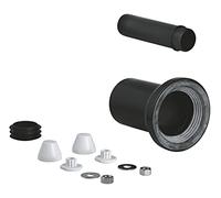 GROHE Pièce de rechange, robinet flotteur et mécanisme de chasse WC | pour réservoir WC, robinet d'alimentation et vanne de vidage en set, montage facile (37311K00)