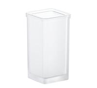 GROHE Pièce de rechange, verre de rechange pour ensemble brosse WC | Verre de rechange ajusté en verre dépoli, remplacement simple, fabrication de qualité (mat, 40867000)