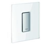 Grohe Skate Cosmo - Bouton de commande, chrome / verre, blanc lunaire 38846LS0