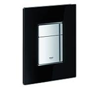 GROHE Plaque de commande WC Skate Cosmopolitan 38845KS0 noir velours en verre