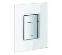 GROHE Plaque de commande WC Skate Cosmopolitan 38845LS0, moon white avec verre