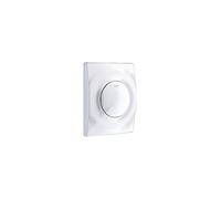 GROHE Plaque de commande WC Surf, avec boutton poussoir, Blanc, 37018SH0